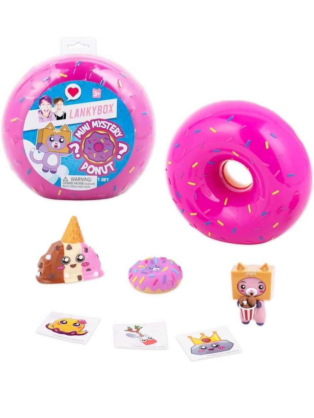 LankyBox Mini Mystery Donut, Collectible Mini Figures, 6 Exciting Toys to Discov